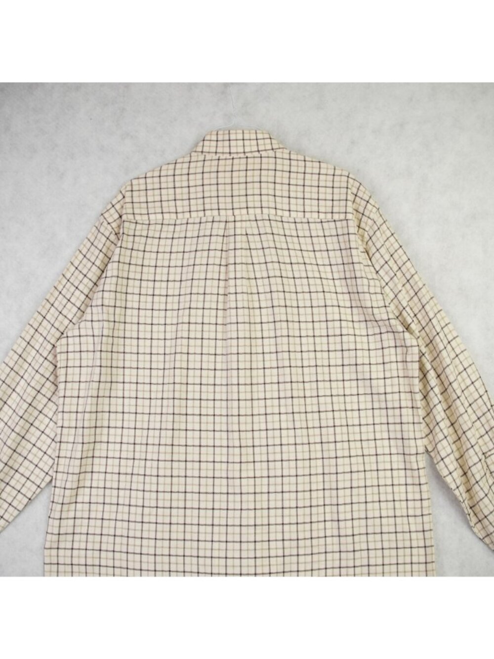 Loro Piana Mens Plaid Cotton Wool Blend Button Down Shirt Size XL Made Italy EUC - Picture 6 of 14